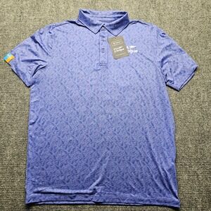 Macron PGA Jr League Purple Golf Polo Shirt Mens Small NWT 700159440001